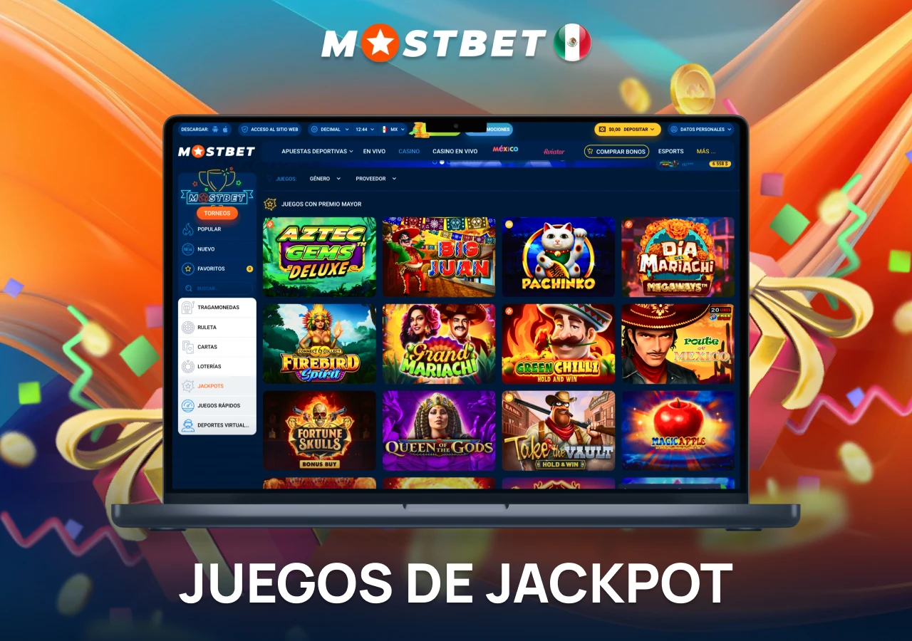 Juegos de jackpot disponibles para los usuarios