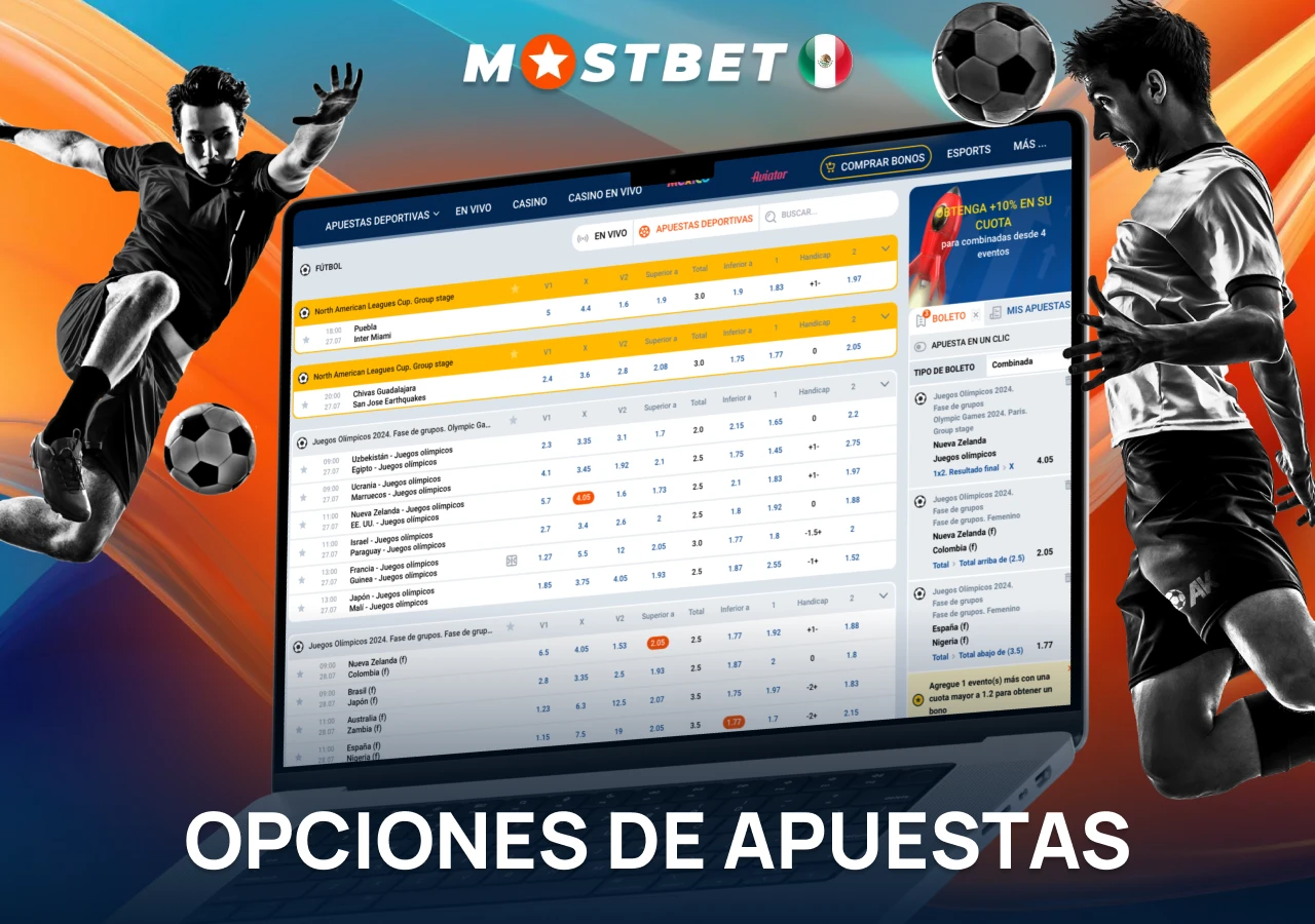 Disponibilidad de diferentes tipos de apuestas en la plataforma de apuestas.