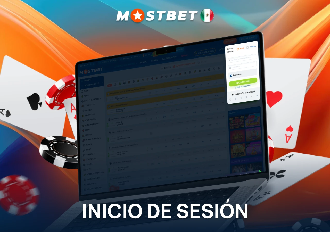 Ingresa a tu cuenta en la plataforma de casino