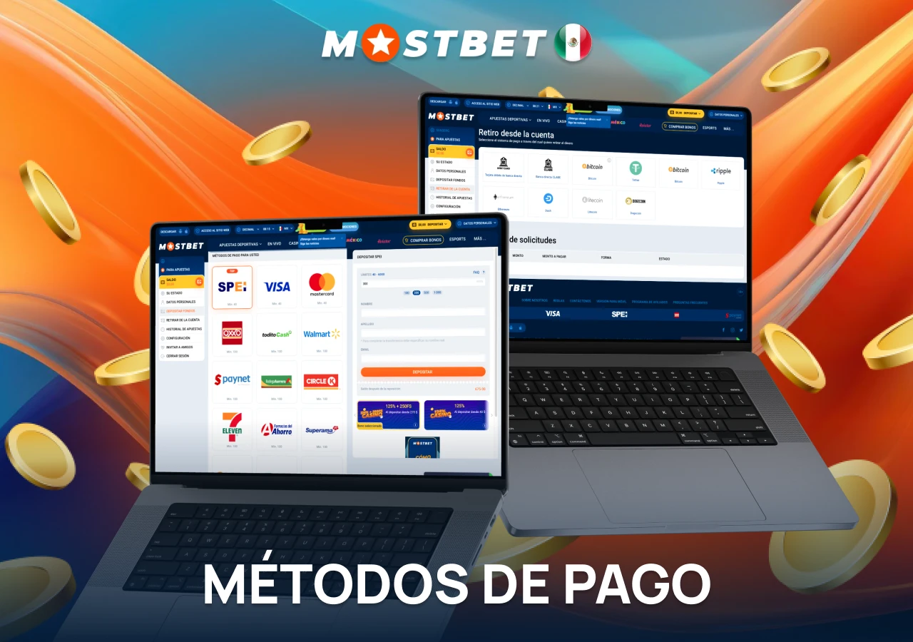 Los métodos de depósito y retiro en Mostbet