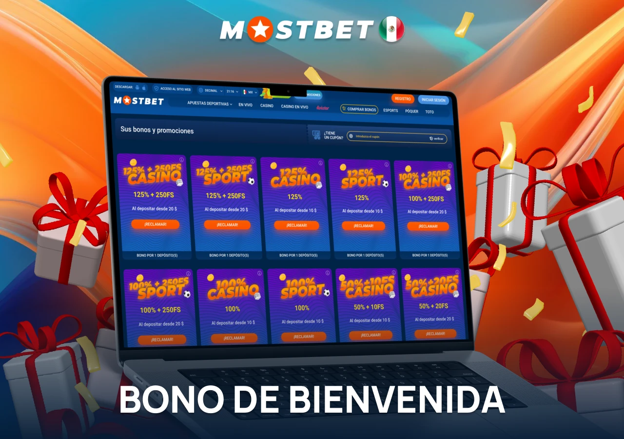 Bonificación de bienvenida para nuevos jugadores de casino.