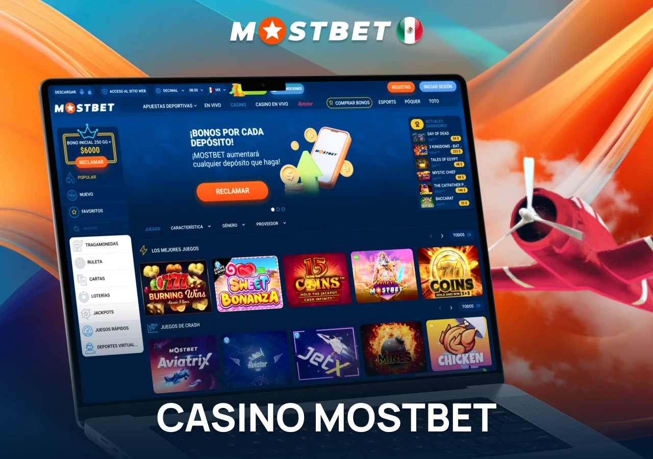 Amplia variedad de juegos en el casino online de Mostbet